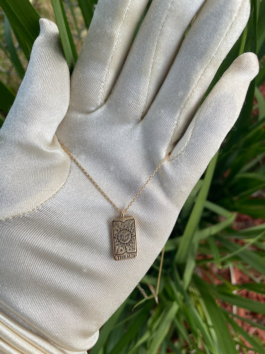 The Sun Tarot Necklace